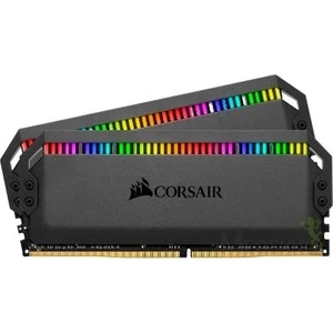 Dominator Platinium Black RGB 16GB(2X8GB) DDR4 4000MHz CL19 Ram CMT16GX4M2K4000C19