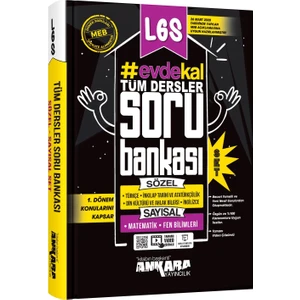 Ankara Yayıncılık LGS 1. Dönem Evde Kal Sayısal + Sözel Soru Bankası Seti