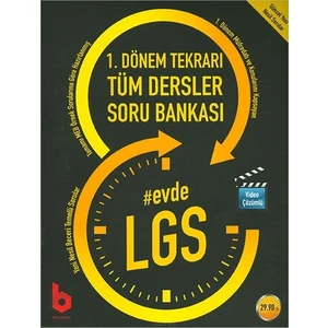 Basamak Yayınları Evde LGS 1.Dönem Tekrarı Tüm Dersler Soru Bankası