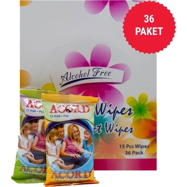 Acord 36`lı Paket Acord Islak Cep