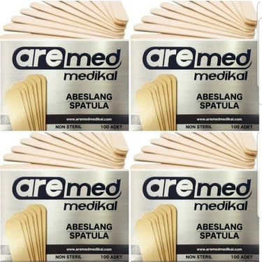 Aremed Ağda Spatulası 100'lü x 4