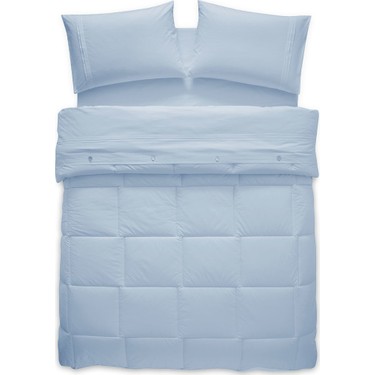 yatas bedding basic uyku seti tek kisilik mavi fiyati