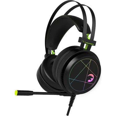 Gamepower Medusa Siyah 7.1 Rainbow Kablolu Kulaküstü Oyuncu Kulaklık 2.2 m Uzunlukta Var