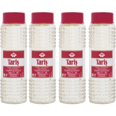 Tariş Limon Kolonyası Cam Şişe x 4 300