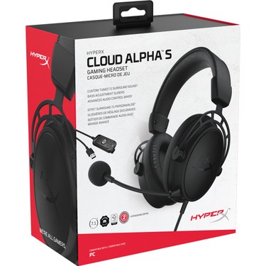 Hyperx Cloud Alpha S Black 7 1 Oyuncu Kulakligi Fiyati