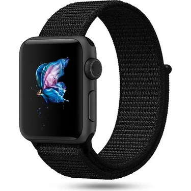 Kyver Apple Watch Seri 10 42mm, Seri 9/8/7/6/SE/5/4/3 Spor Loop Dokuma 41mm 40mm 38mm Uyumlu