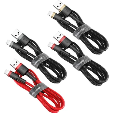 Baseus Cafule Serisi Lightning Kablosu 1 m Gri