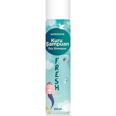Watsons Kuru Şampuan Nemlendirici Etkiyle 200 ml Normal Saçlar İçin Fresh