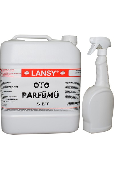 Lansy Oto Parfümü 5 lt + Uygulama Spreyi