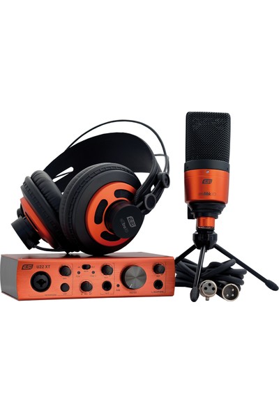 ESI Audio U22 XT cosMik Set Profesyonel Stüdyo Youtuber Kayıt Paketi