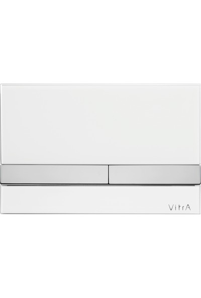 VitrA Select 740-1100 Kumanda Paneli Beyaz Cam - Krom Buton