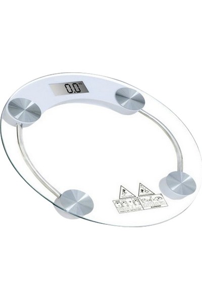 Techfit Tf1051 Dijital Temperli Cam Baskül Lcd Ekran 180 kg