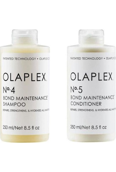 Olaplex Bond Maintenance No:4 Şampuan 250 Ml+No: 5 Bond Maintenance Saç Kremi 250 ml