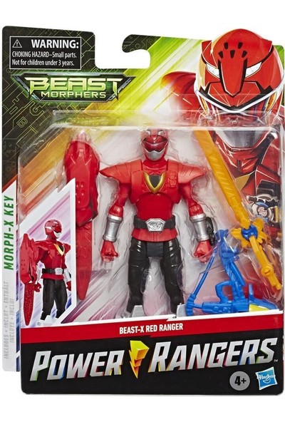 Hasbro Power Ranger Beast Morphers Figür Beast x Red Ranger E5915 - E7827
