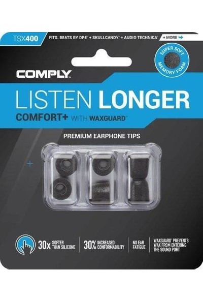 Comply Foam Tsx-400 Konfor Plus Kulaklık Ucu (L) - 3 Çift