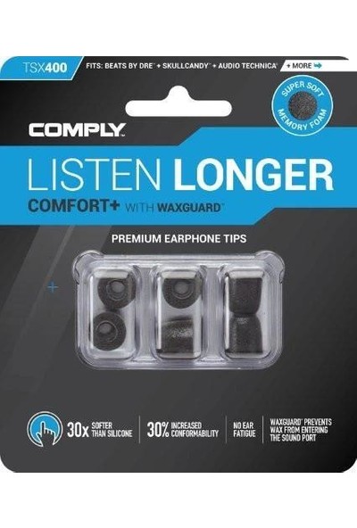 Comply Foam Tx-400 İzolasyon Artırıcı Kulak Süngeri