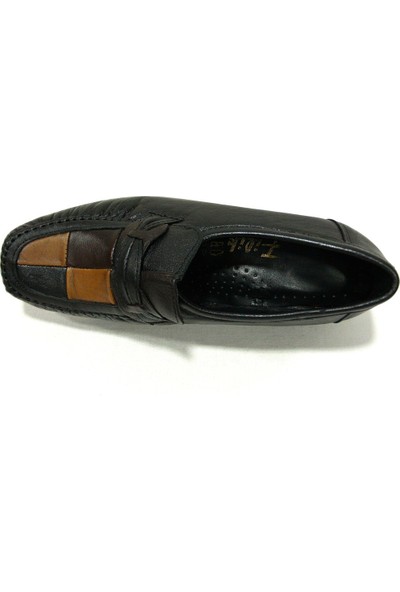 Filik 104 Siyah Kahverengi Comfort Kadın Ayakkabı