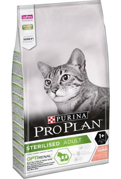 Pro Plan Sterilised Kısırlaştırılmış Kediler İçin Somonlu Ve Ton Balıklı Kedi Maması 3 kg