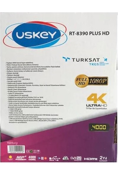 Uskey UK-8390 Plus Hd Mini Uydu Alıcısı