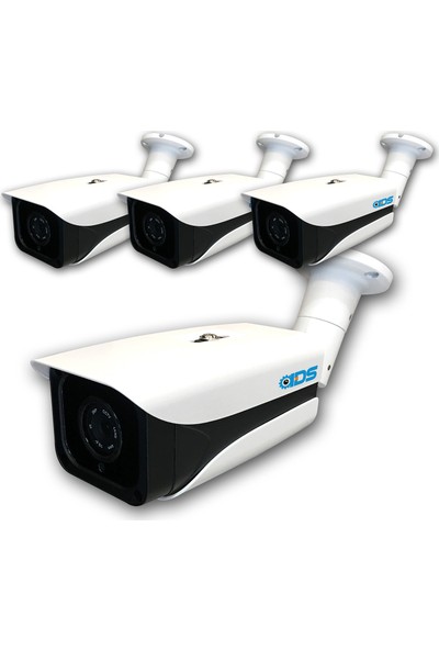 Ids - 5mp Lens 1080P Ahd Fullhd Güvenlik Kamerası - 4 Kıng Atom LED Gece Görüşlü - Su Geçirmez