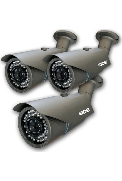 Ids - 5mp Lens 1080P Ahd Fullhd Güvenlik Kamerası - 42 Smart LED Gece Görüşlü - Su Geçirmez
