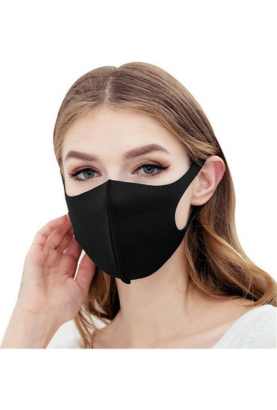 Gamerloot Testex Yıkanabilir 3 Katlı Siyah Maske