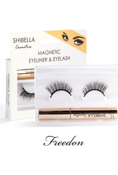 Shibella Cosmetics Manyetik Eyeliner ve Manyetik Takma Kirpik Must Have Serisi- Freedom