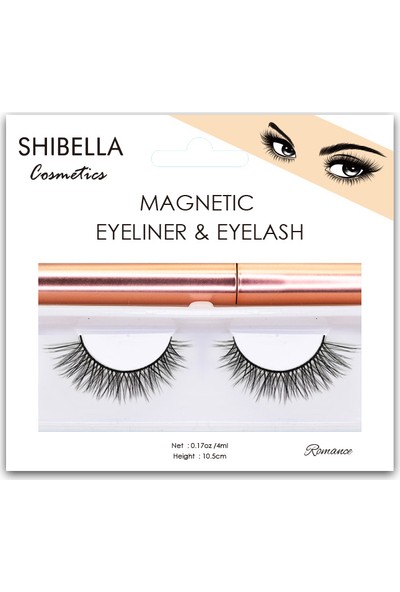 Shibella Cosmetics Manyetik Eyeliner ve Manyetik Takma Kirpik Must Have Serisi- Freedom