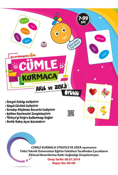 Beceri Dünyası Cümle Kurmaca Zeka Oyunu
