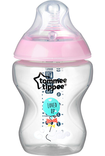 Tommee Tippee PP Closer to Nature Biberon, 260 ml x 1 - Pembe