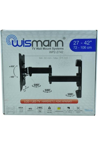 Wismann WP2-2742 72-106 cm LCD Askı Aparatı