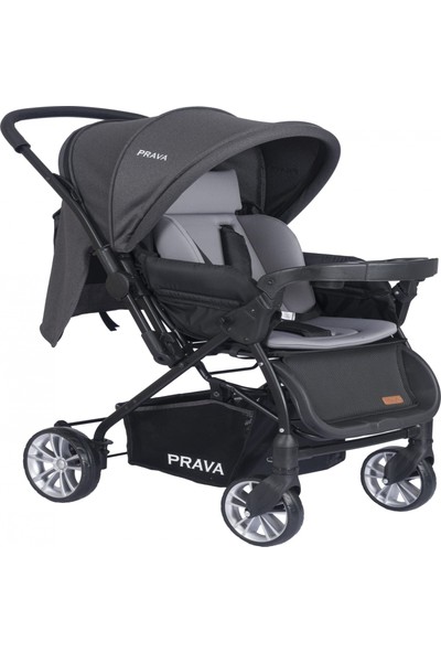 Prava P11 Dream Plus Çift Yönlü Bebek Arabası Siyah