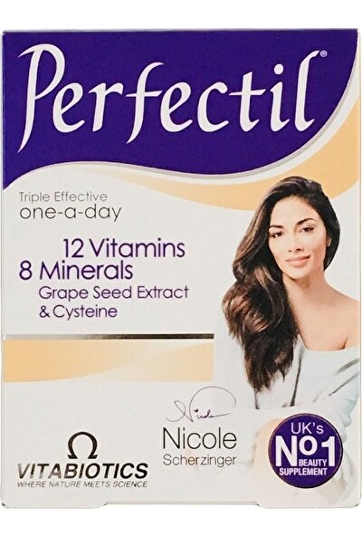 Perfectil Saç Tırnak ve Cilt İçin Vitamin & Mineral 30 Tablet (1 Kutu)