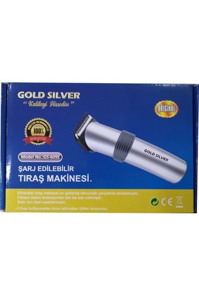 Gold Silver GS-609E Profesyonel Saç Kesme Makinesi