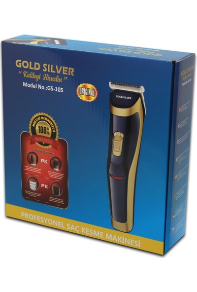 Gold Silver GS-105 Profesyonel Saç Kesme Makinesi