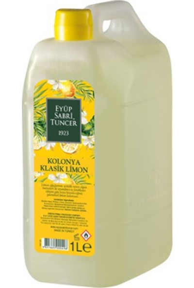 Eyüp Sabri Tuncer Klasik Limon Kolonyası 80 Derece 1 lt