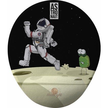 Astronot Space Bilek Destekli Tasarım Mouse Pad
