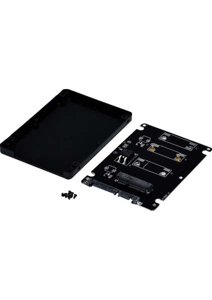 4301 mSata SSD To 1.8 2.5 inç Sata Mini HDD 1.8 Disk Çevirici Kutusu