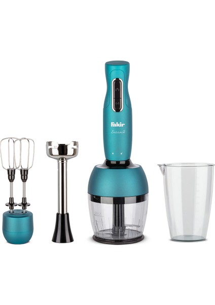 Lucca Q Turquoise 1000W Blender Seti