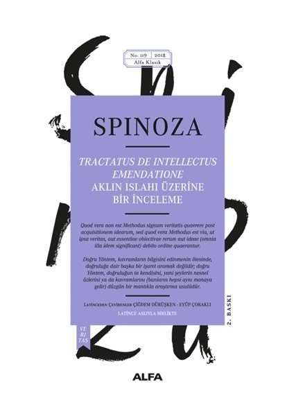 Aklın Islahı Üzerine Bir İnceleme - Benedictus De Spinoza