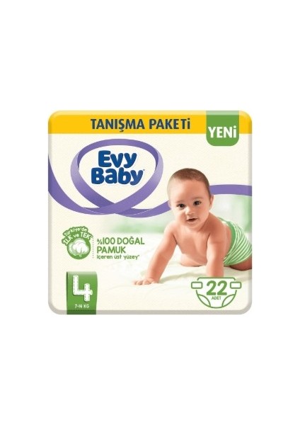 Bebek Bezi 4 Beden Maxi Tanışma Paketi 22 Adet