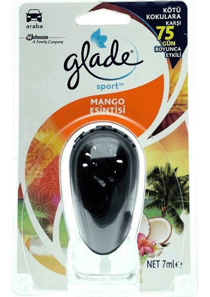 Glade Mango Esintisi Araba Oto Kokusu 75 Gün Etkili