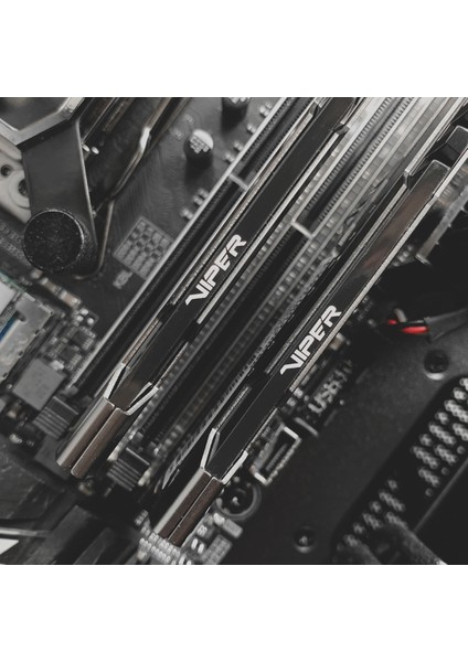 Viper Steel Ddr4 16GB(2*8GB) 4000MHZ 1.35V Cl-19 Kit Gaming Pc Ram - PVS416G400C9K