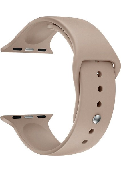 40 mm Kordon Spor Kayışı Yumuşak Silikon Rose Gold