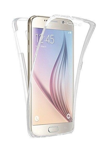 Samsung Galaxy A3 2017 A320 Kılıf Ön Arka Komple Koruma Silikon Fullbody