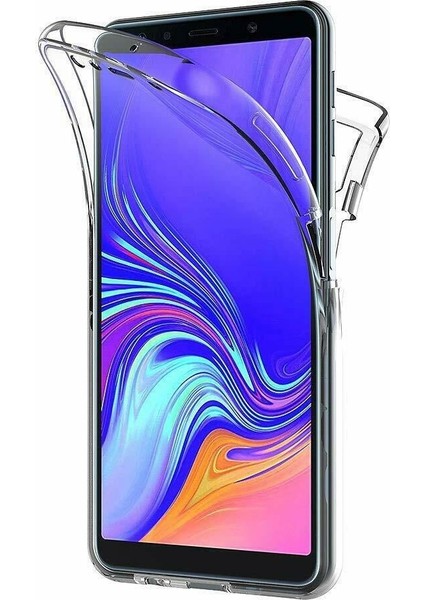 Xiaomi Mi 8 Kılıf Ön Arka Komple Silikon Fullbody Şeffaf 360 Tpu