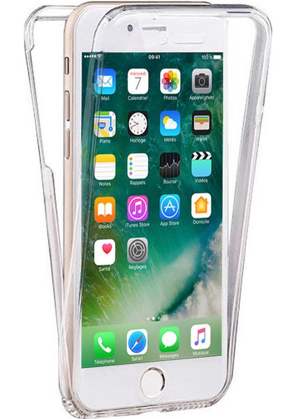 Apple iPhone 5s Kılıf Ön Arka Komple Koruma Silikon Fullbody