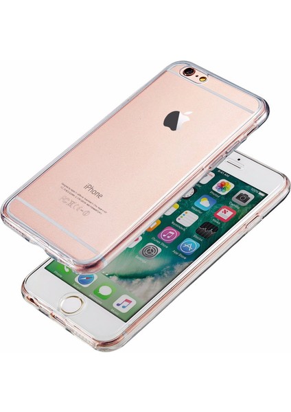 Apple iPhone 5s Kılıf Ön Arka Komple Koruma Silikon Fullbody