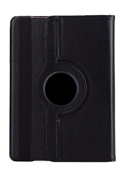 Samsung Tab A P580 P582 P585 P587 Kılıf Uyku Modlu 360° Dönerli Standlı 10.1" Siyah