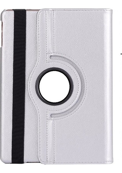 Samsung Tab A P580 P582 P585 P587 Kılıf Uyku Modlu 360° Dönerli Standlı 10.1" Gri